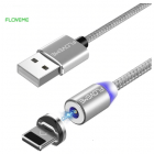 фото магнитная зарядка FLOVEME с разъемом для Micro USB H22